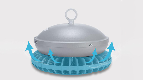 宝山K1系列LED工矿灯-鸟巢涡轮式散热器 宝山K1系列LED工矿灯