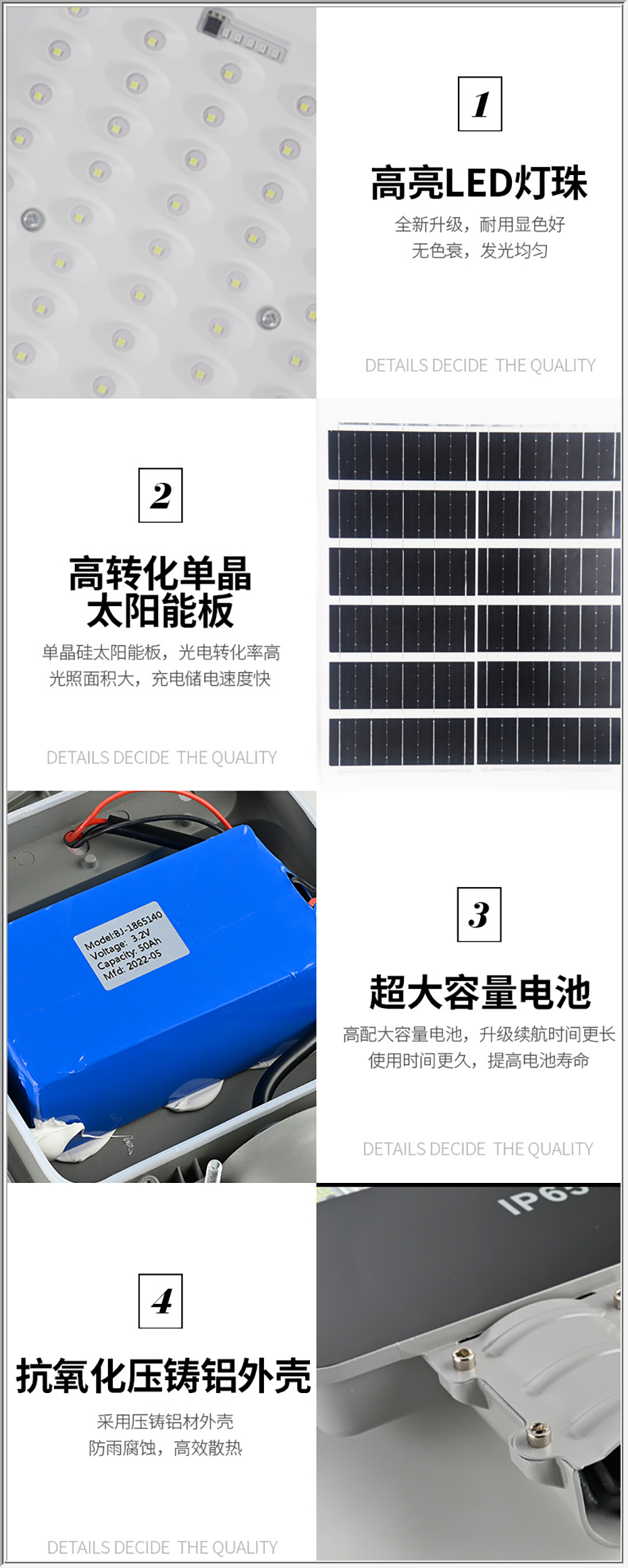 悦动系列太阳能路灯-产品细节 悦动系列太阳能路灯