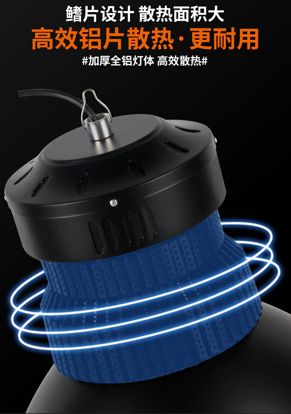 防眩款鳍片工矿灯