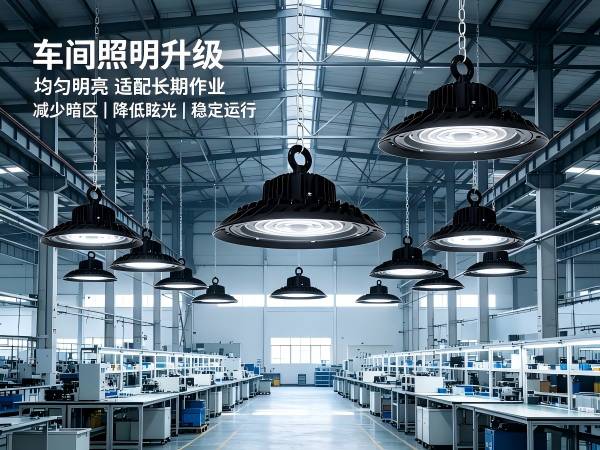 100W UFO工矿灯 生产车间LED工业照明应用