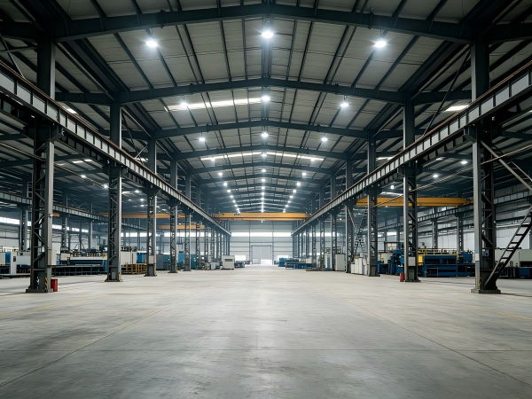 工矿灯灯具厂家 机加工车间工矿灯照明应用实景