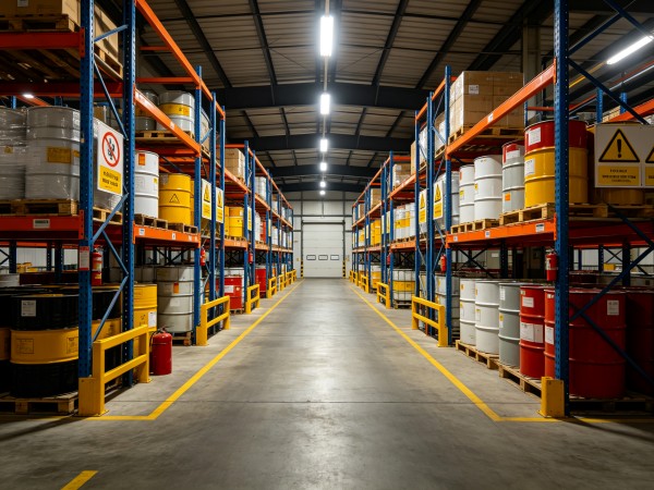 防爆照明灯具 危化品库房照明实景