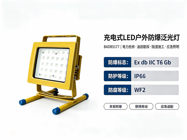 充电式LED户外防爆泛光灯BAD85177